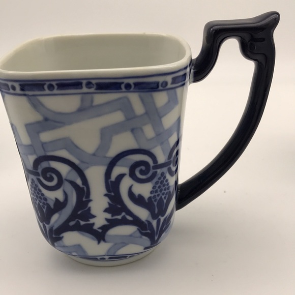 Bombay set of 3 Mug Coffee & Tea Windsor Cobalt - Picture 4 of 6